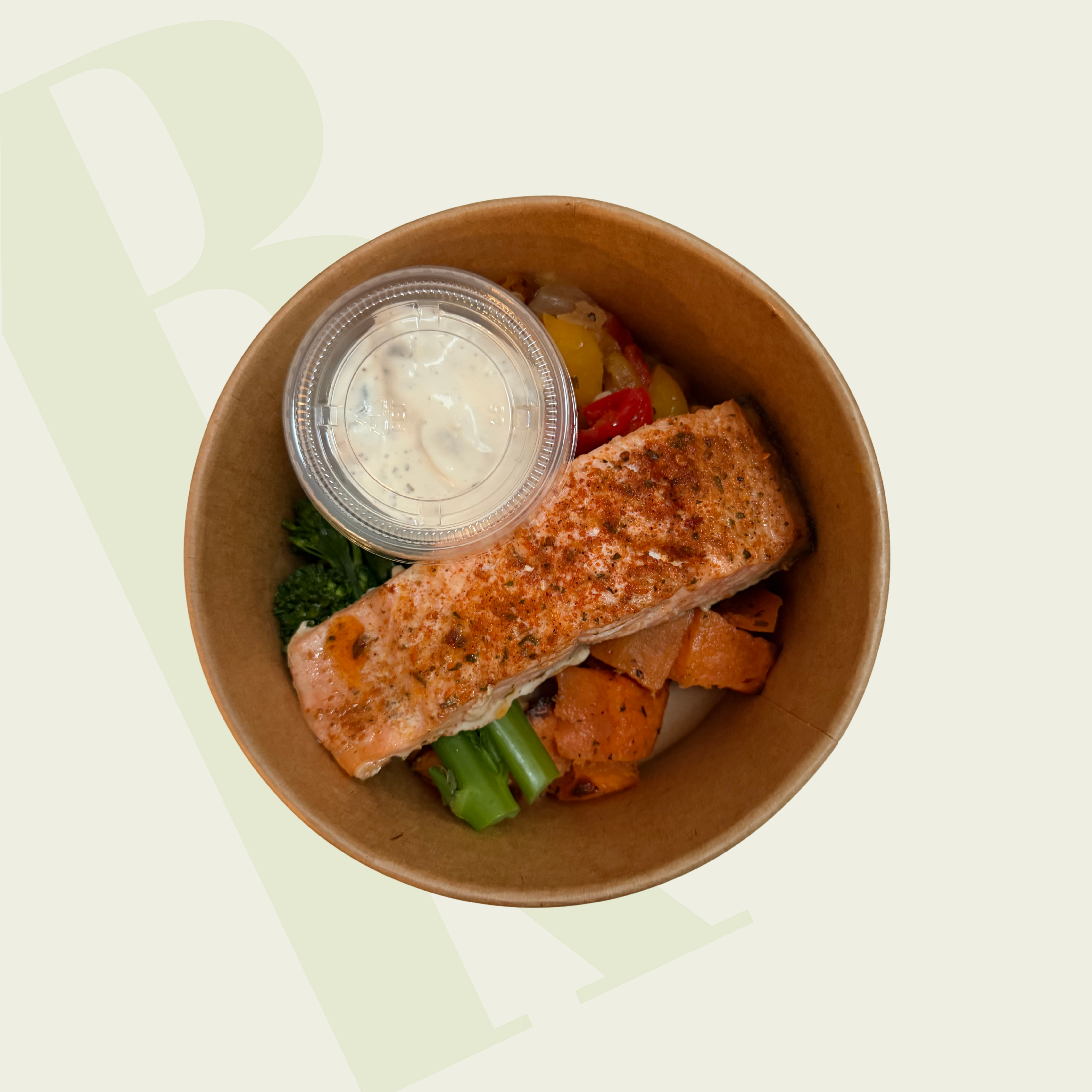 Salmon Stripped Back Bowl