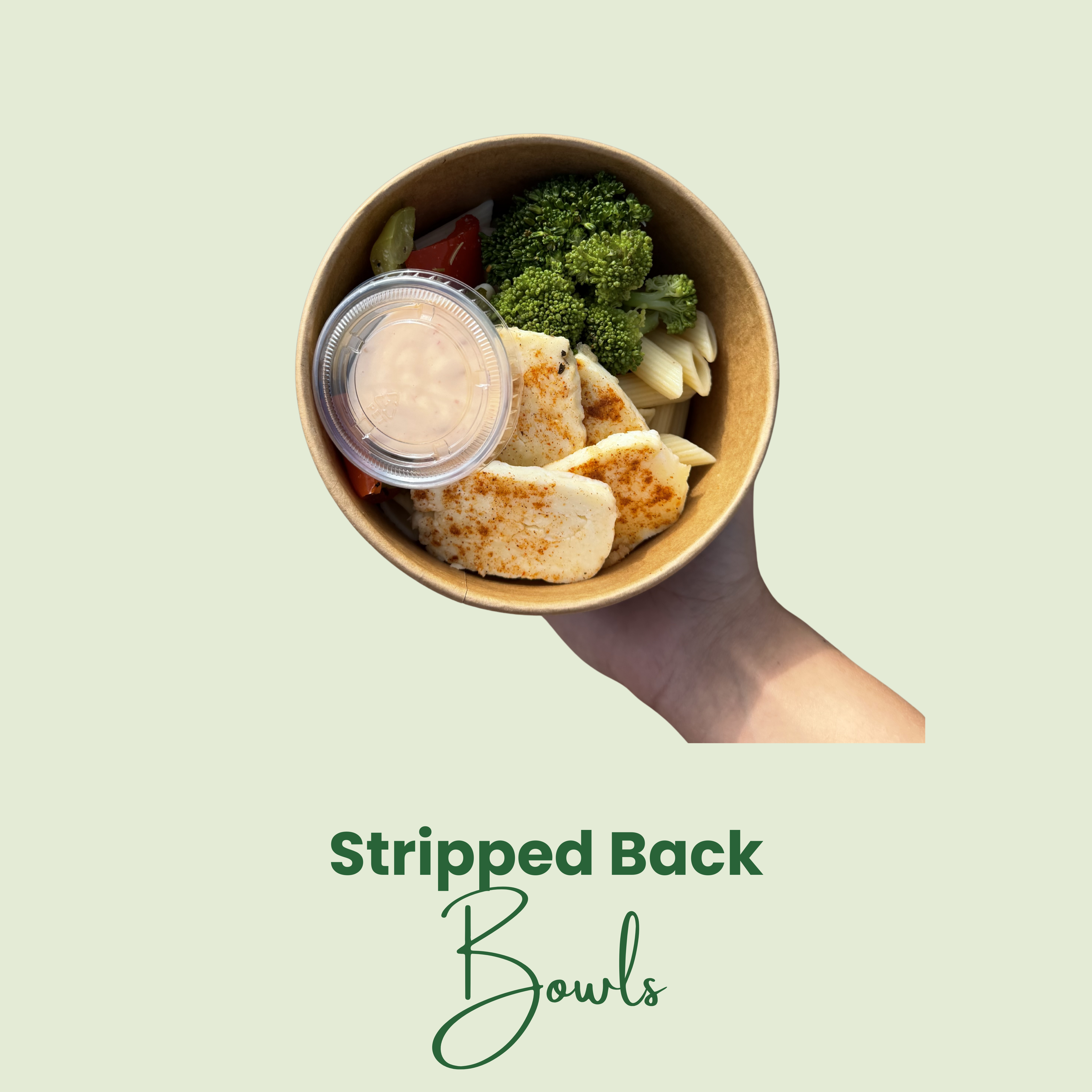 Halloumi Pasta Stripped Back Bowl
