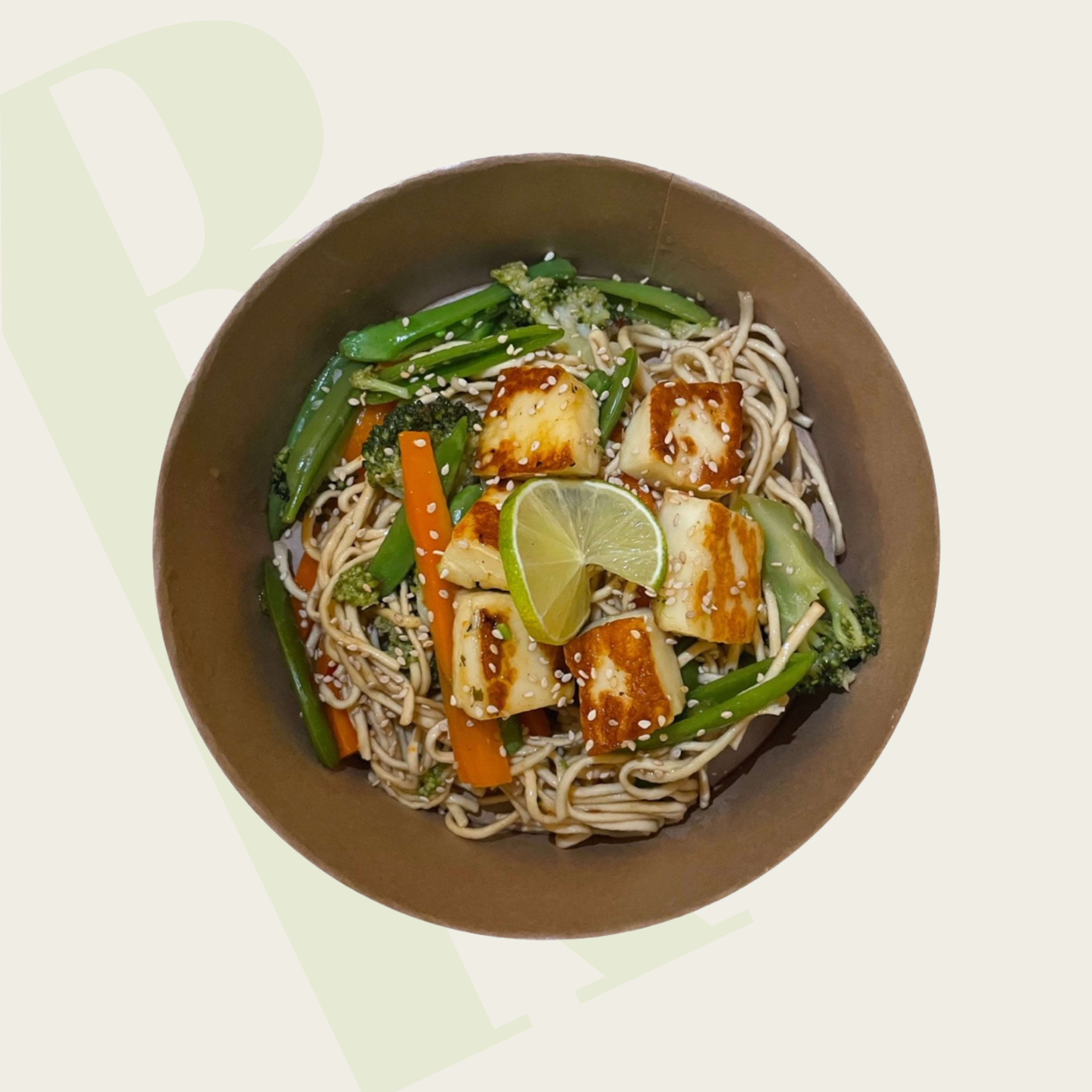 Sticky Honey Halloumi Noodles