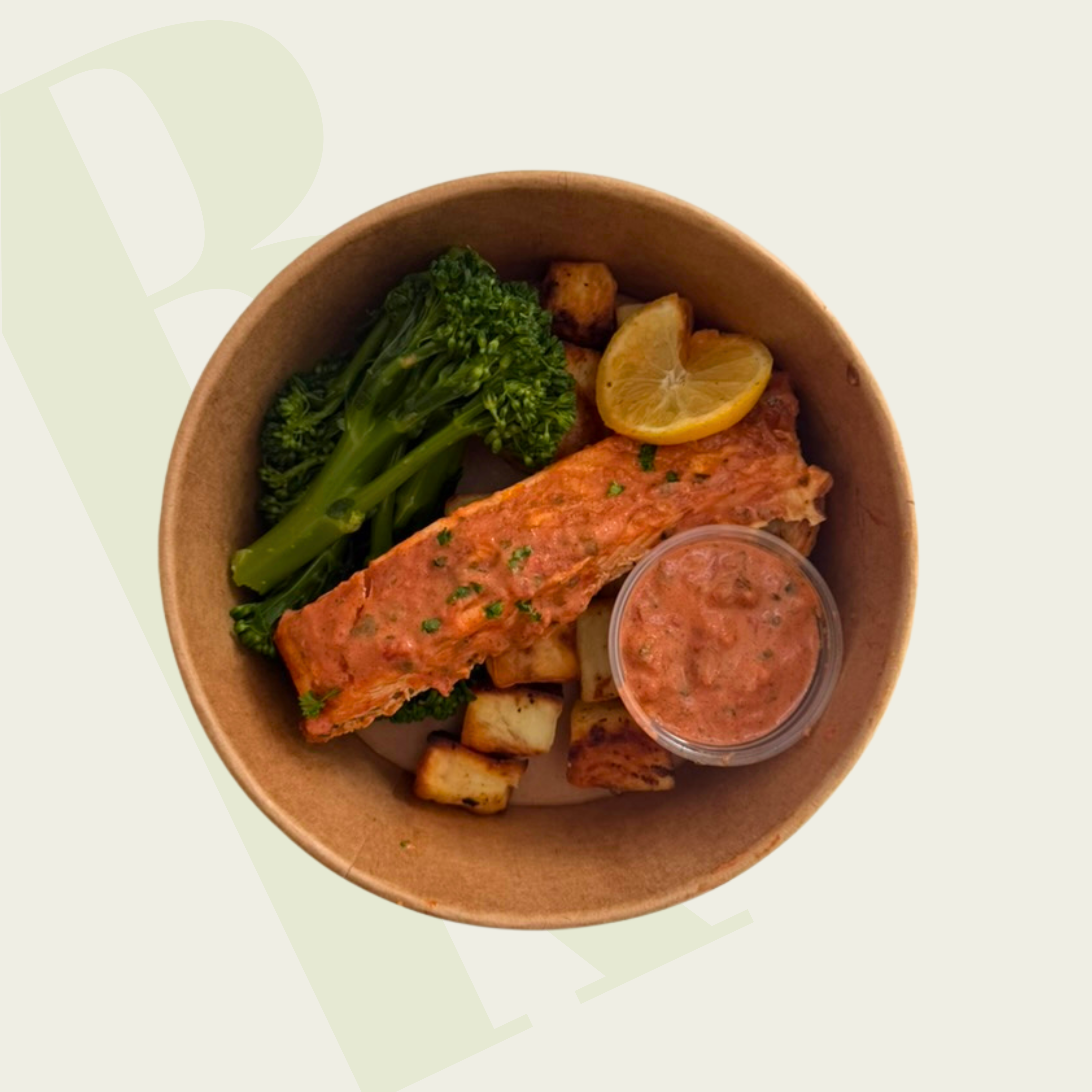 Marry Me Salmon with Cubed Potatoes and Broccoli